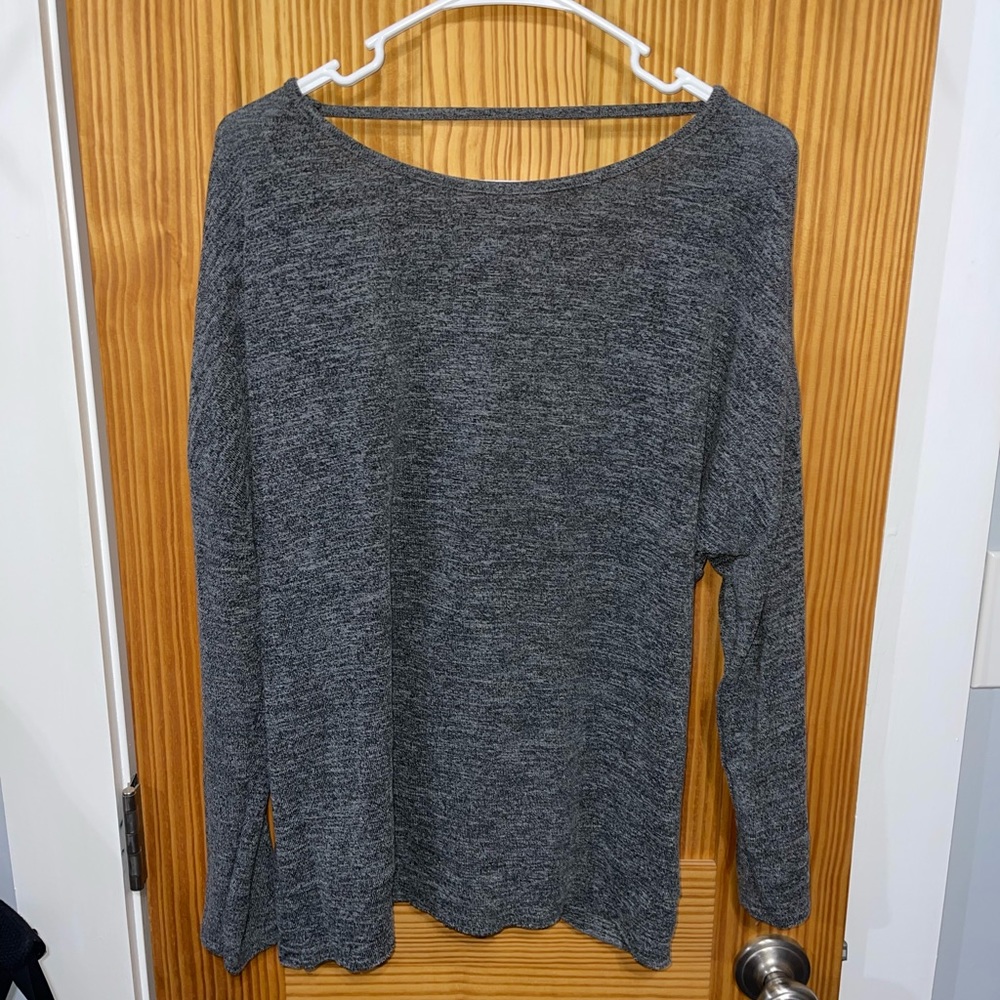 Cute backless long sleeve